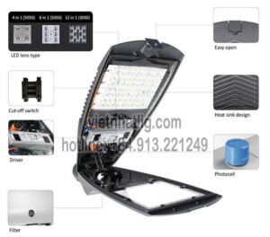 Cấu Tạo của Đèn Đường Led